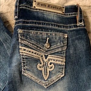 Rock Revival Lam Easy Crops Sz 32